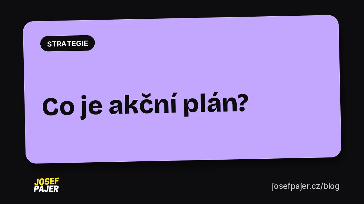 Co je akční plán?