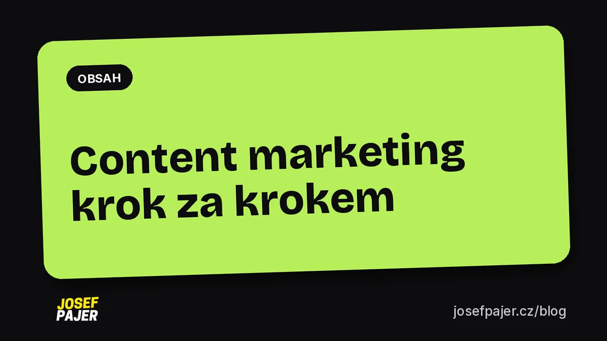 Content marketing krok za krokem