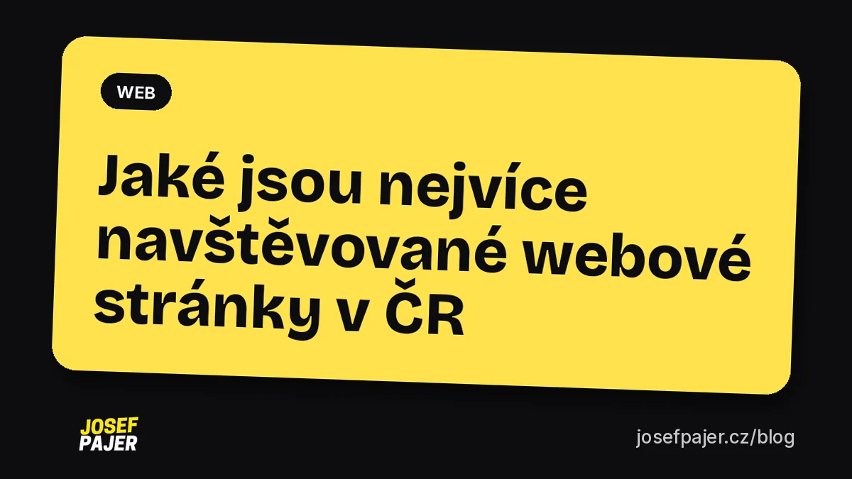 Jaké jsou nejvíce navštěvované stránky v Česku?